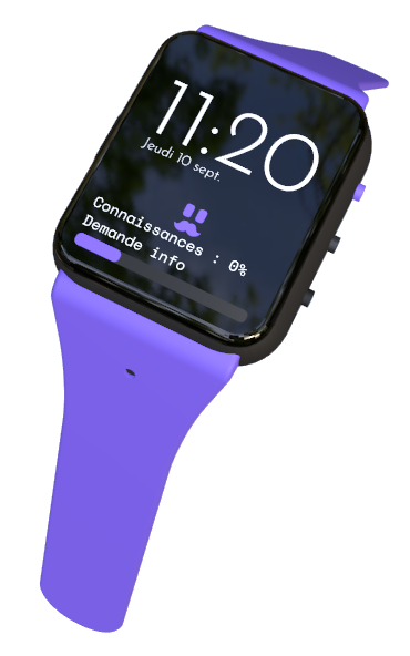 Montre connectée fabriquée par les enfants du club